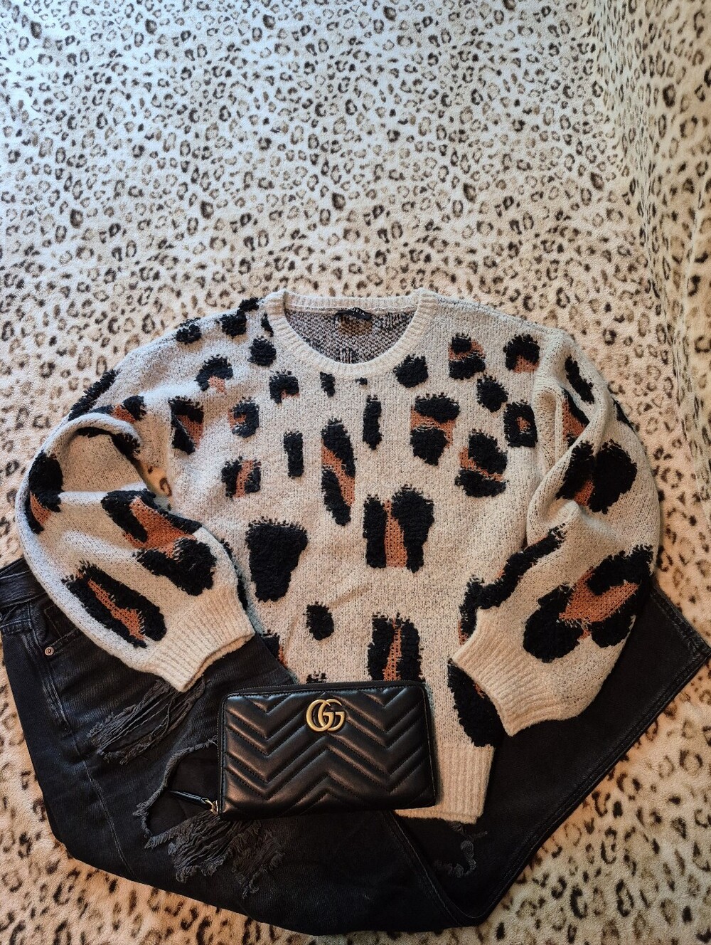 Storia Leopard Knit Sweater